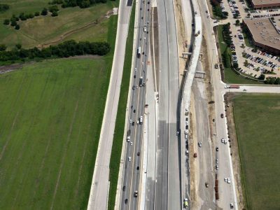 I-35W south of Meacham Blvd. looking northbound