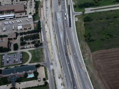 I-35W south of Meacham Blvd. looking southbound