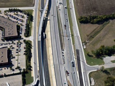 I-35W south of Meacham Blvd. looking southbound