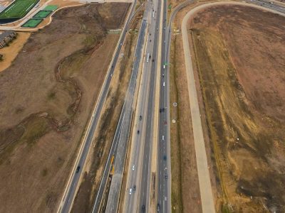 I-35W south of N Tarrant Pkwy. looking south