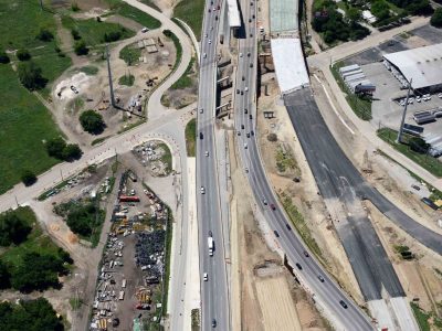 I-35W south of SH 121 looking south