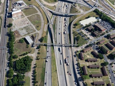 I-35W south of Spur 280 looking northbound