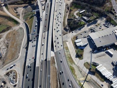 I-35W south of Spur 280 looking southbound