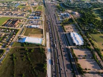 I-35W south of Western Center Blvd. looking north