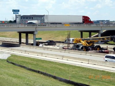 I-35W work at SH 170