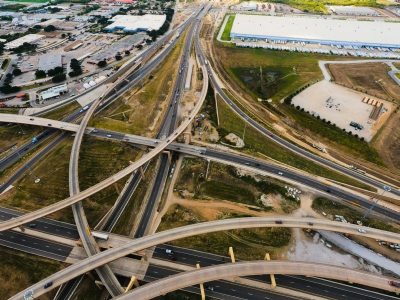 I-820 at I-35W looking west