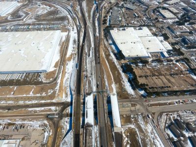 I-820 at Mark IV Pkwy. looking east