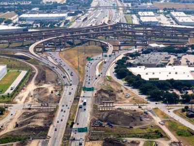 I-820 at Mark IV Pkwy. looking east