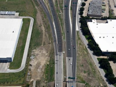 I-820 at Mark IV Pkwy. looking eastbound