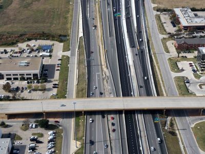 I-820 at Riverside Dr. looking westbound