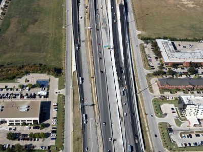 I-820 at Riverside Dr. looking westbound