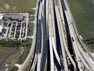 I-820 just east of I-35W looking eastbound