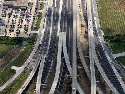 I-820 just east of I-35W looking eastbound