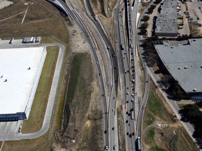 I-820 west of I-35W looking eastbound