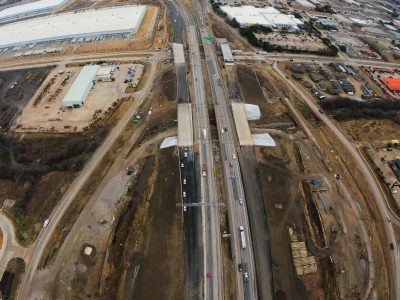 I-820 west of Mark IV Pkwy. looking east