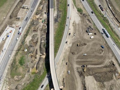 June 2015 - 35W north of IH 820 looking north