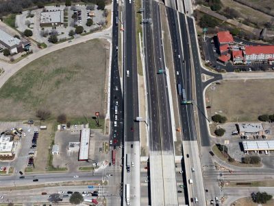 Meacham Blvd. at I-35W looking northbound