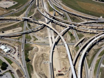 NB 35W at the I-820 interchange