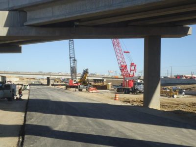 January 2013: New westbound lanes along SH 183 west of Westpark Way