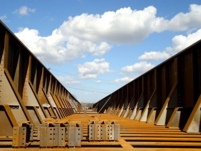 February 2013: New Union Pacific rail line/bridge
