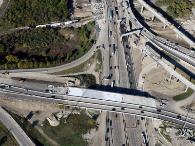 Northbound I-35W at Spur 280