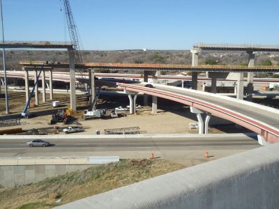 March 2013: North East Mall interchange (IH 820/Airport Freeway)