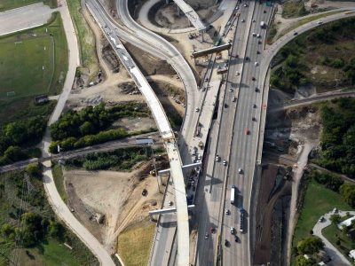 Southbound I-35W at US 287