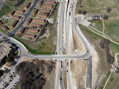 Spur 280 at Chambers St. looking westbound