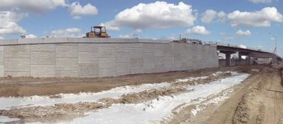 March 2013: New eastbound IH 820 off-ramp to access frontage road and Haltom Road