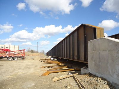 March 2013: New Union Pacific rail line on south side of IH 820