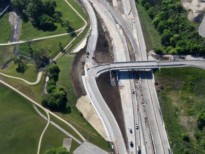 US 287 at Cypress St. looking east