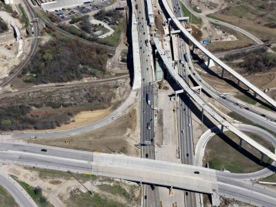 US 287 at I-35W looking northbound