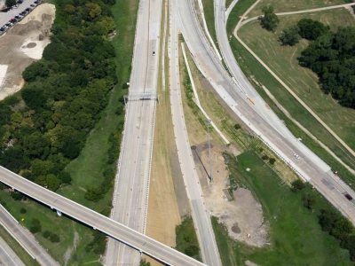 US 287 (Spur 280) at I-30 looking westbound