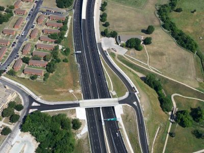 US 287 (Spur 280) east of I-35W looking northwest