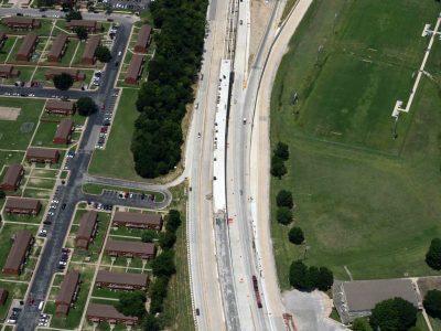 US 287 (Spur 280) east of I-35W looking westbound