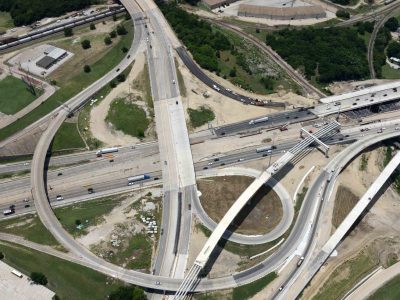 US 287 (Spur 280) just east of I-35W looking northeast