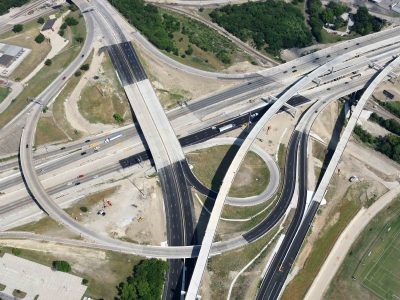 US 287 (Spur 280) just east of I-35W looking northwest