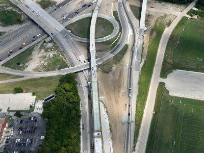 US 287 (Spur 280) just east of I-35W looking westbound