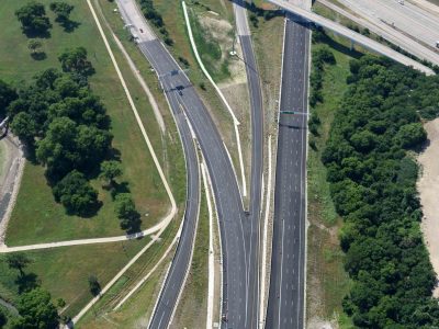 US 287 (Spur 280) just north of I-30 looking southbound