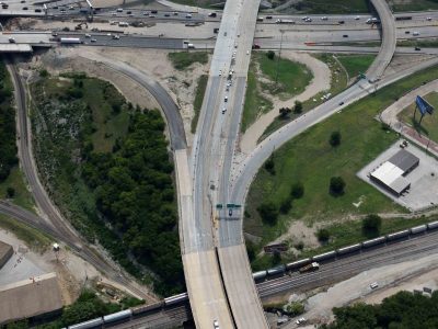 US 287 (Spur 280) just west of I-35W looking eastbound