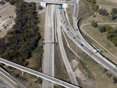 US 287/Spur 280 at Chambers St. looking eastbound