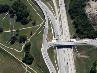 US 287/Spur 280 at Chambers St. looking southeast