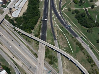 US 287/Spur 280 at I-30 looking westbound