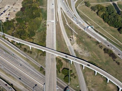 US 287/Spur 280 at I-30 looking westbound