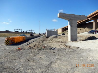 Work at the I-35WI-820 interchange