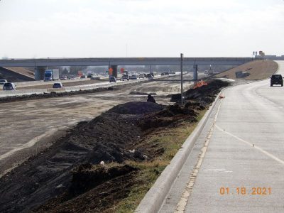 Work on I-35W at Alliance Blvd.
