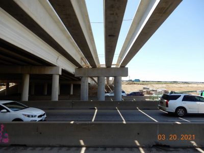 Work on I-35W at Heritage Trace Pkwy.