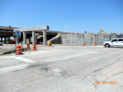 Work on I-35W at Keller Hicks Rd.