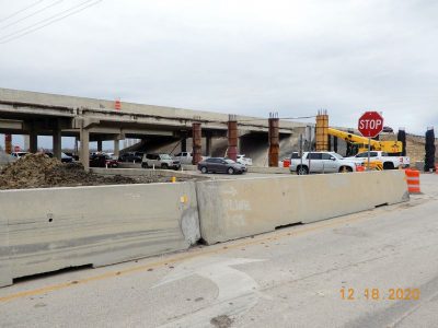 Work on I-35W at Keller Hicks Rd.
