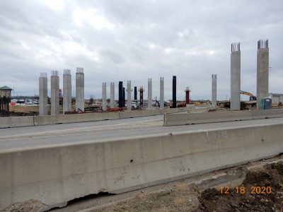 Work on SH 170 at I-35W